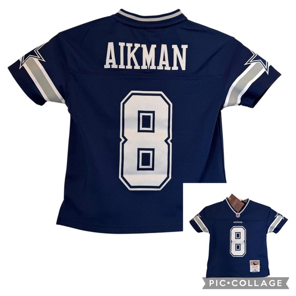 Mitchell & Ness Other - Mitchell Ness Troy Aikman Dallas Cowboys 1996 Legacy Jersey Kids Blue Small NEW